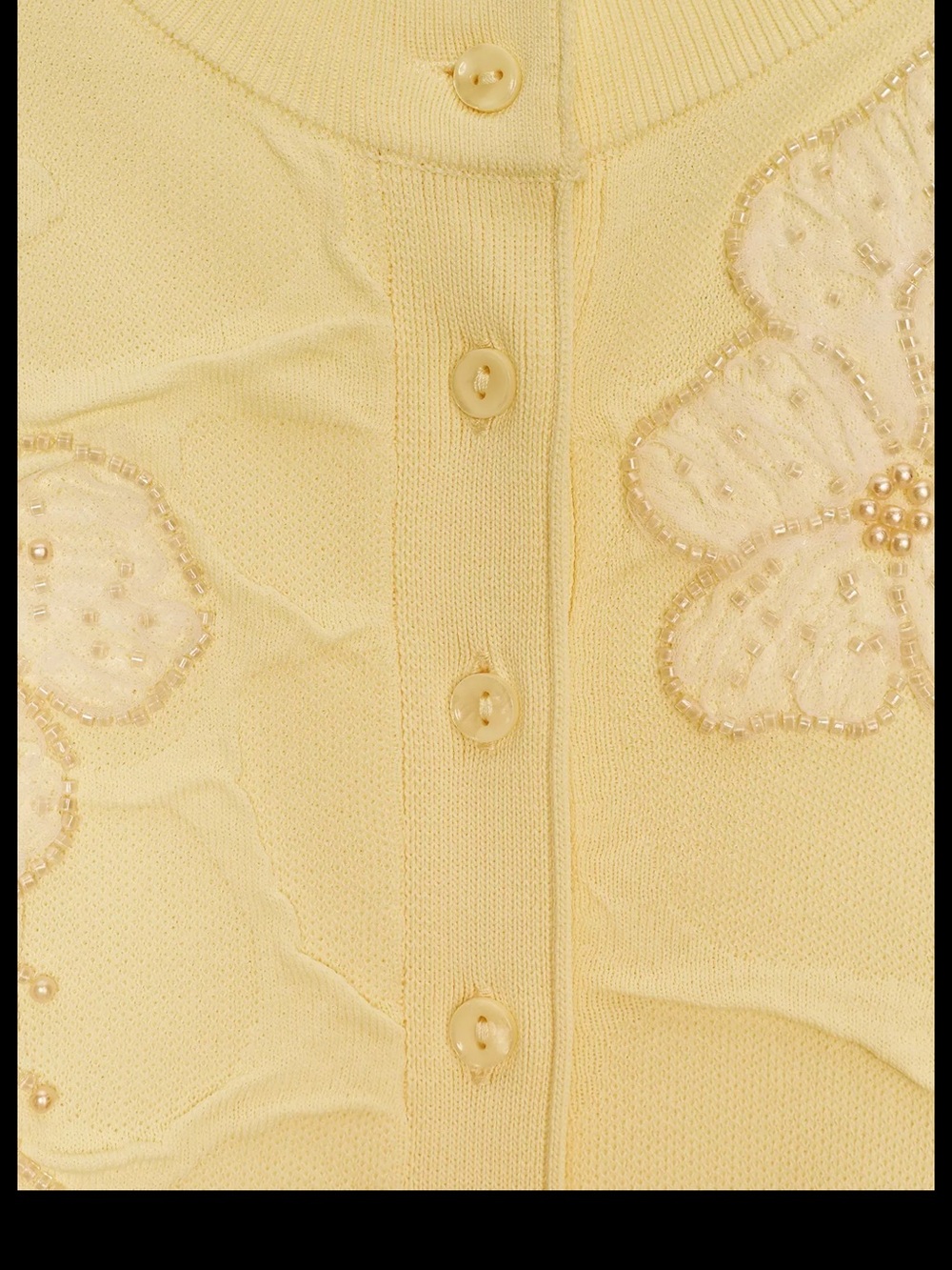Zara Beaded Textured Knit Cardigan - Picture 9 of 9